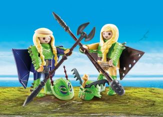 Playmobil - 70042 - Kranedur et Kognedur en combinaison de vol