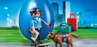 Playmobil - 70085 - Polizist mit Spürhund