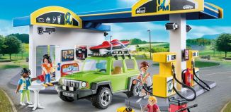 Playmobil - 70201 - Große Tankstelle