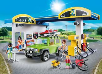 Playmobil - 70201 - Large Gas Station