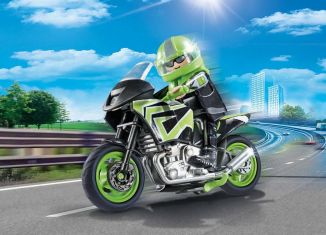 Playmobil - 70204 - Motorcycle with Rider