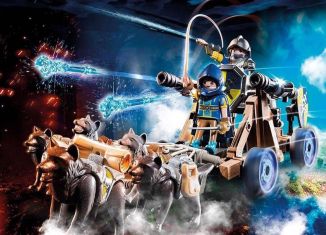 Playmobil - 70225 - Chevaliers Novelmore avec canon et loups