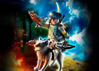 Playmobil - 70229 - Novelmore Crossbowman with Wolf