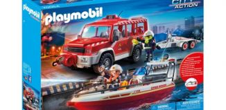 Playmobil - 70054 - Feuerwehrfahrzeug mit Löschboot