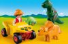 Playmobil - 9120 - Dino researcher with quad bike