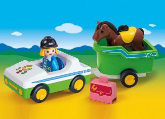 Playmobil - 70181 - Car with horse trailer