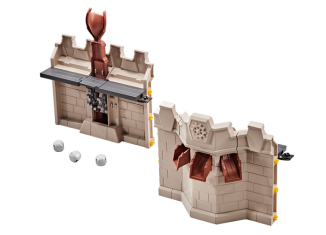 Playmobil - 9839 - Wall Extension with Catapult