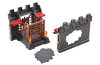 Playmobil - 9841 - Façade d'extension avec prison et mur cassable pour la Forteresse volcanique des Burnham Raiders
