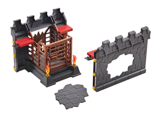 Playmobil - 9841 - Wall Extension with Prison and Wall Breakthrough
