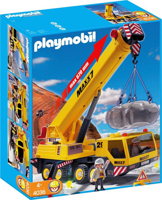 Playmobil 4036 - Heavy Duty Mobile Crane - Box