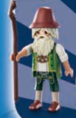 Playmobil - 70159v3 - Alter Tiroler - Detail Playmobil - 70159v3 - Alter Tiroler