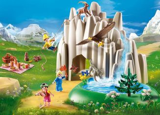 Playmobil - 70254 - Heidi's Alpine Waterfall