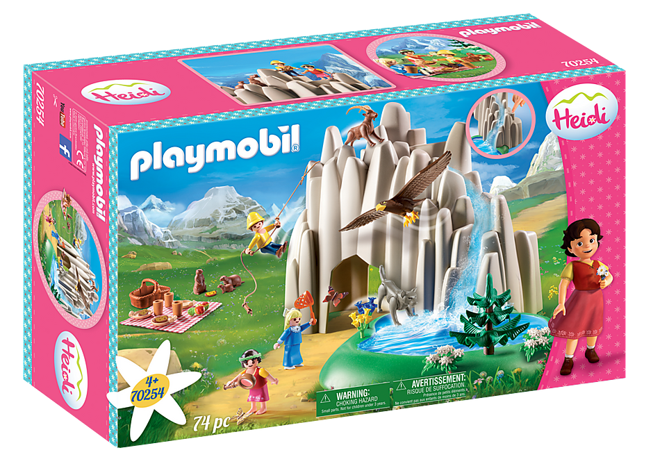 Playmobil 70254 - Heidi's Alpine Waterfall - Box