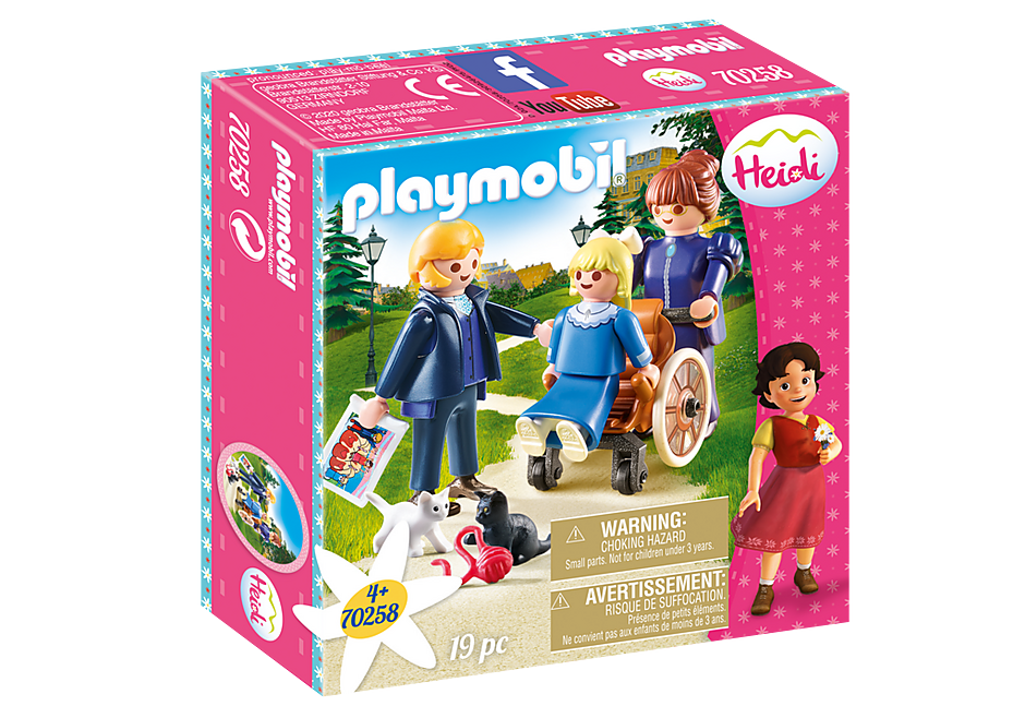 Playmobil 70258 - Clara with her Father and Miss Rottenmeier - Box