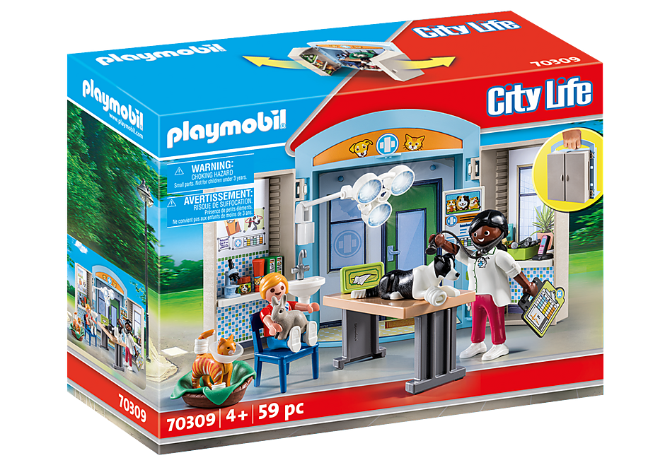 Playmobil 70309 - Vet Clinic Play Box - Box