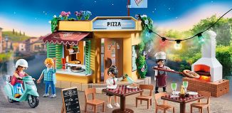 Playmobil - 70336 - Pizzeria mit Gartenrestaurant
