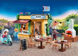 Playmobil - 70336 - Pizzeria avec terrasse