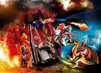 Playmobil - 70226 - Burnham Raiders Kampftraining des Drachen