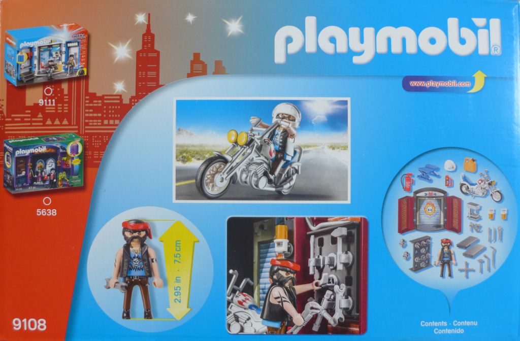 Playmobil City Life 9108 Bike Shop Play Box Neu & OVP 