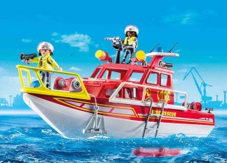 Playmobil - 70147 - Fire Rescue Boat