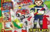 Playmobil - PLAYMOBIL PANNINI 02 AZUL - Feuerwehrmann
