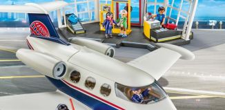 Playmobil - 70114 - Airport and aeroplane