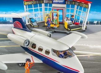 Playmobil - 70114 - Airport and aeroplane