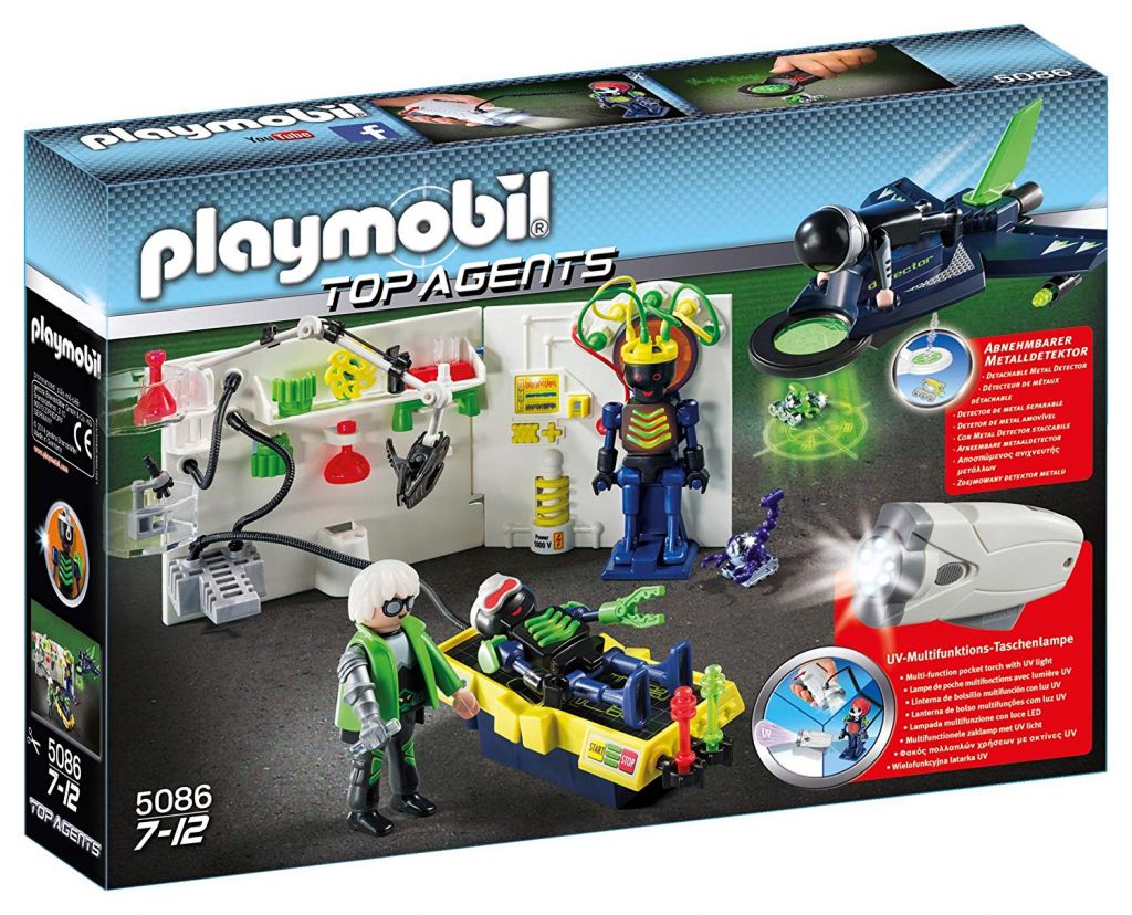 Playmobil 5086 - Top Agents Robo Lab - Box