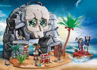 Playmobil - 70113 - Take Along Pirate Skull Island