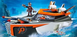 Playmobil - 70002 - SPY TEAM Turbo Ship