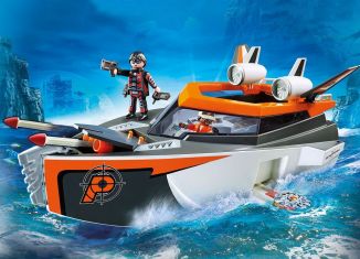 Playmobil - 70002 - Spy Team Turbo Ship