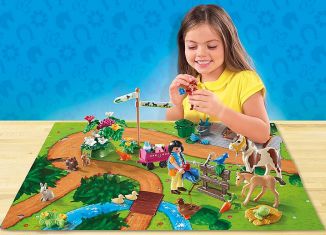 Playmobil - 9331 - Play Map Ponyausflug