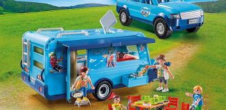 Playmobil - 9502 - Playmobil-FunPark Pick-Up with Caravan