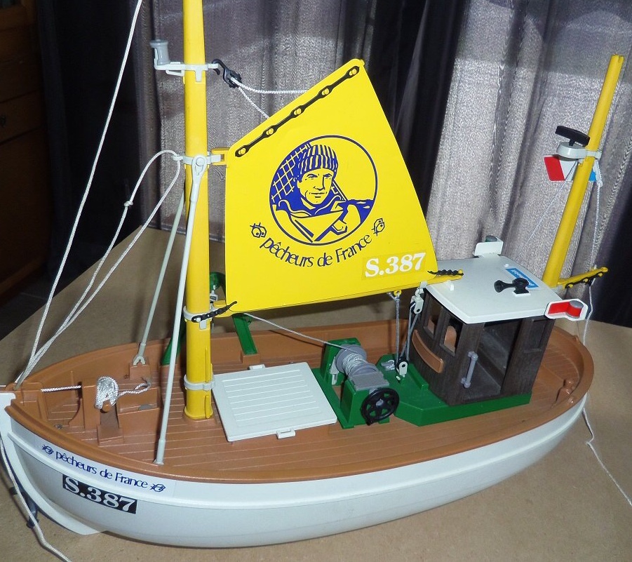 Playmobil 3551-fra - Fish Boat « Susanne » - Back