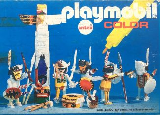 Playmobil - 3620-ant - Indianer mit Totempfahl