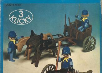 Playmobil - 3244-ant - US artillery cannon and cart