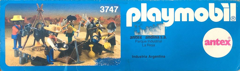 Playmobil 3747-ant - Gold washers - Back