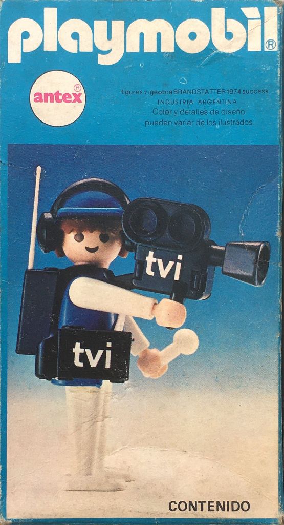 Playmobil 3765-ant - TV Cameraman - Box