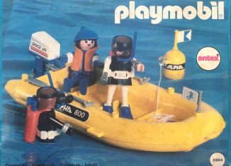 Playmobil - 3.80.4-ant - Divers in yellow raft
