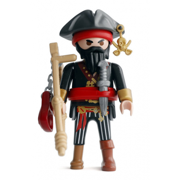 PLAYMOBIL pirata bucanieri predone capitano figures serie 10 
