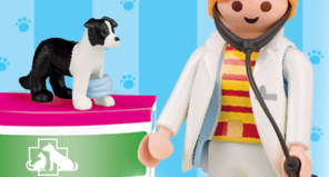 Playmobil - PINK Nº 24 307943444 - Veterinaria con cachorro