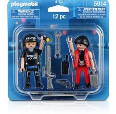 Playmobil - 5914 - Duo Pack Polizist und Räuber