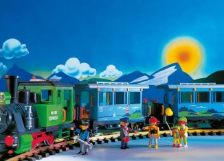 Playmobil - 4005 - Green Passenger Train Set