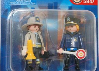 Playmobil - 5847 - Fireman and Policeman Pack