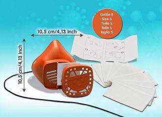 Playmobil - 70726 - Nose-Mouth-Mask size S orange