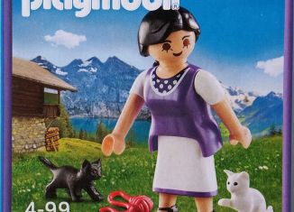 Playmobil - 70164 - Milka - femme aux chats