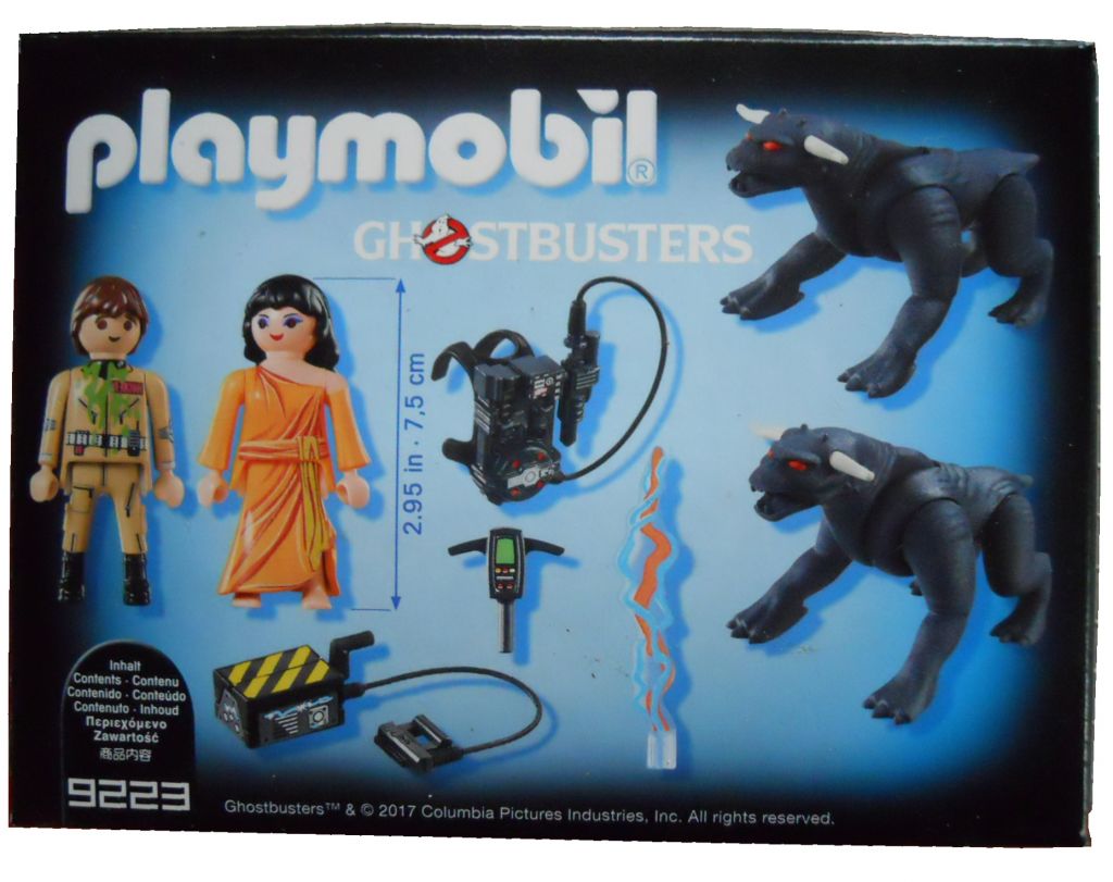 Playmobil 9223 - Venkman and Terror Dogs - Back