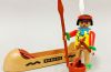Playmobil - 1-9607v1-ant - Indian with canoe