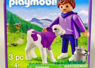 Playmobil - 70263-ger - Boy with calf MILKA