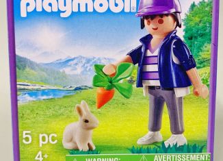 Playmobil - 70289 - Boy with rabbit MILKA
